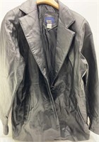 Dennis Basso leather jacket size Large