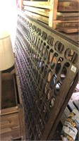 6 4x8 sheets of metal grate