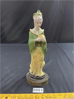 Porcelain Asian Lamp Base/Figurine