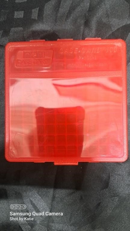 MTM Case-Gard red plastic ammunition case