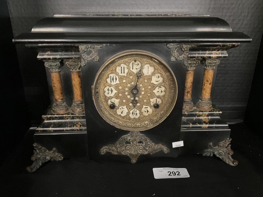 Ornate Antique  Seth Thomas Mantel Clock.