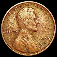 1909-S VDB Wheat Cent NEARLY UNCIRCULATED