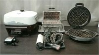 Box-Antique Waffle Maker, Vintage Waffle Maker,