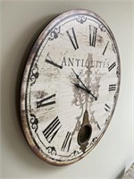 ‘Antiquites’ Wall Clock