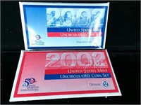 2002 Uncirculated Mint Sets (Den & Phil)