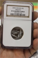 Ultra cameo silver quarter