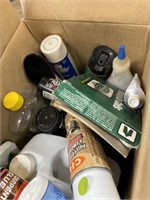 BOX  LOT OF CHEMICALS