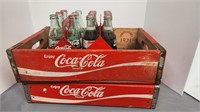 Coca-Cola Wooden Crates and Bottles