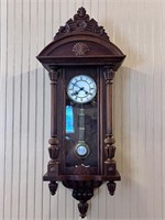 Fantastic Vintage Wooden Clock 40” x 6” x 14”