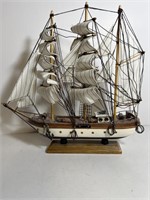 Vintage sail boat fishing boat yacht keepsake