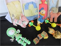 Assorted Vintage Baby Items