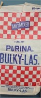 Purina Bulky-Las feed sacks