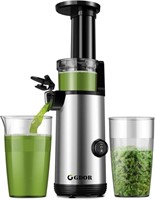 (N) GDOR Compact Slow Juicer Machine, Space-Saving