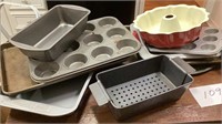 Bakeware, 2 pizza stones, other