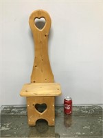 Handmade wooden small stool