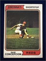 1974 TOPPS DAVE CONCEPCION 435