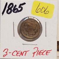 1865 Three Cent Piece