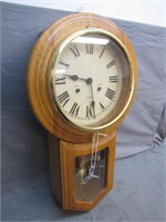 Vintage Korean Wind Up Pendulum Clock