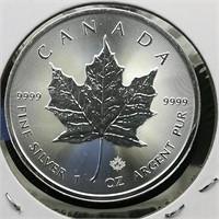 2022 Canada $5 Silver Maple Leaf 1 t oz.