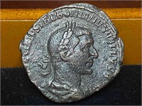 Trebonianus Gallus, 251-253 AD, AE Sestertius, str