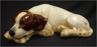 Good large Goebel Germany resting dog figure