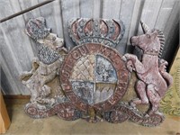 WOODEN COAT OF ARMS