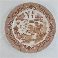 Made in Japan brown willow plate
