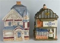 Glazed Bakery & House Cookie Jars, Fitz & Floyd &
