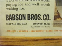 1953 Framed Surge Advertisement
