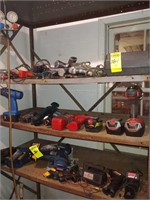 Drills, Timing Lights, Meters, Saws w/ Shelf