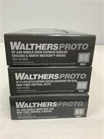 Three Walthers Proto Boxcars HO Scale