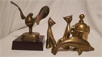 Assorted Brass Figurines
