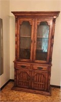 76" x 39 x 19 Lighted Keller Hutch