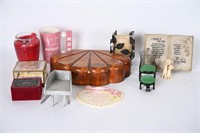 Assorted Decorations, Jewelry Box, Pin Cushion