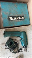 Makita impact, battery charger, box and misc