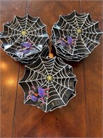 Set of Halloween Snack Plates