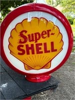 Super Shell Gasoline Pump Topper NICE