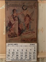 Indianapolis Brewing Company 1904 Calendar