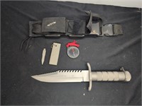 BUCK 184 SURVIVAL STYLE KNIFE W/ SHEATH