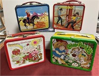 4 Vintage Lunch Box