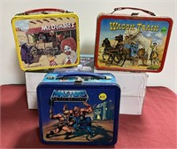 3 Vintage Lunch boxes