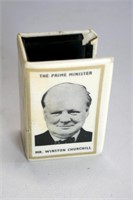 Winston Churchill Matchbox Holder