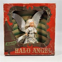 GLOLITE ILUMINATED HALO ANGEL TREE TOP W/ BOX