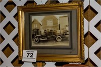 Vintage trucking picture 14" x 17"