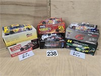 6 DIE CAST NASCAR CARS