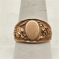 10K Gold Signet Ring