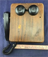 Antique Wood Body Telephone