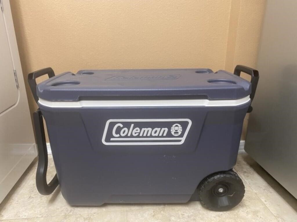 Blue Coleman cooler