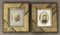 Pair of Gold Victorian Decorated Frames