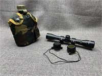 Center Point 4x32 Scope & Canteen